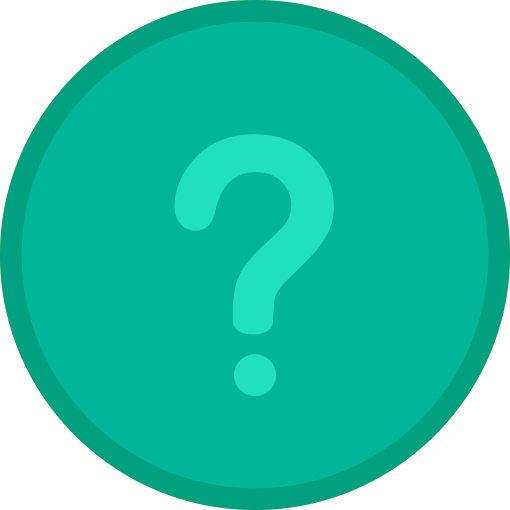A green question mark icon, symbolizing curiosity or uncertainty.