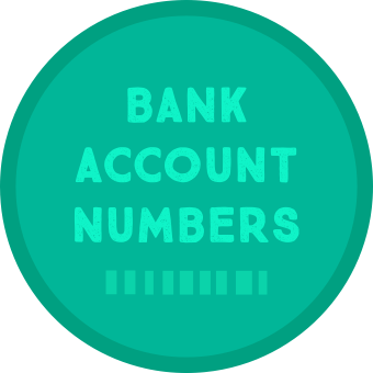 Bank account numbers